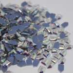 K9 Glass Crystal Loose Rhinestones Hotfix Flat Top Rectangle Shape Iron-on Rhinestones for DIY Crafts and Decoration